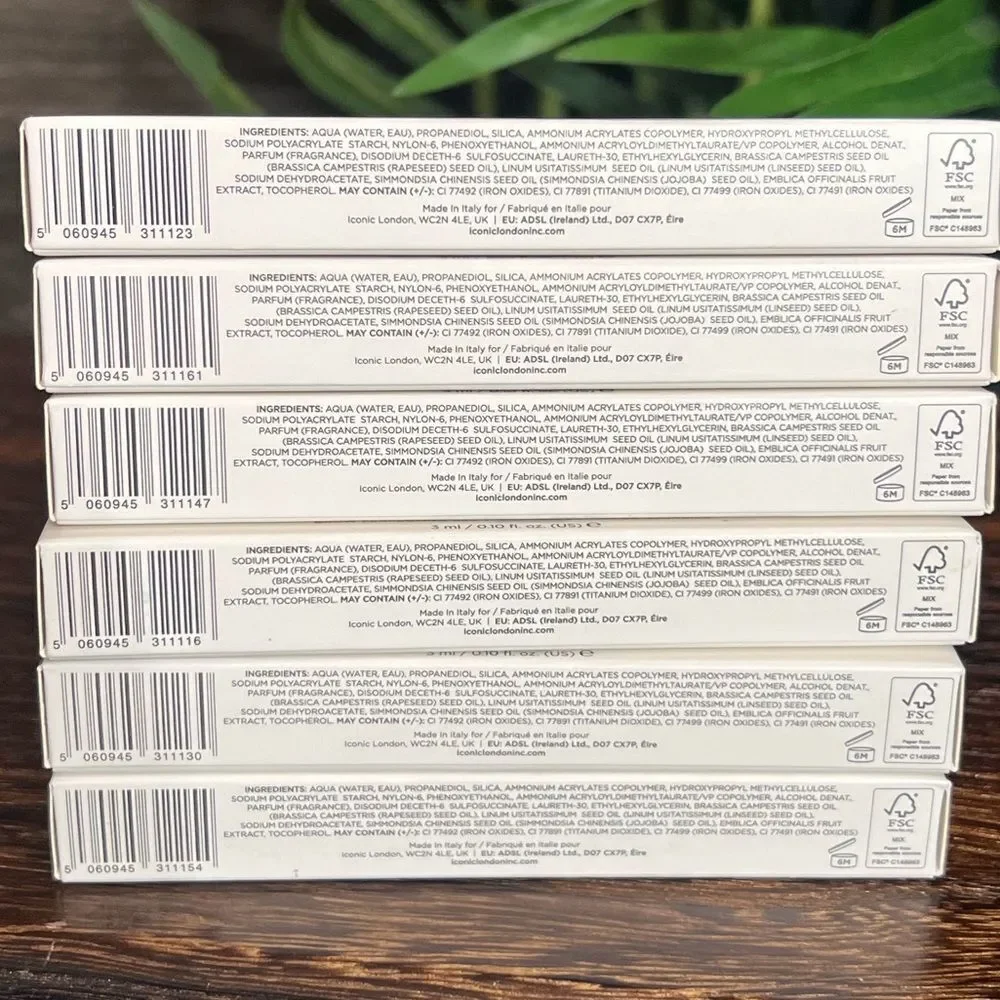 ICONIC London Brow Gel Bundle 6 Shades | Tint & Texture 3ml NEW in Boxes